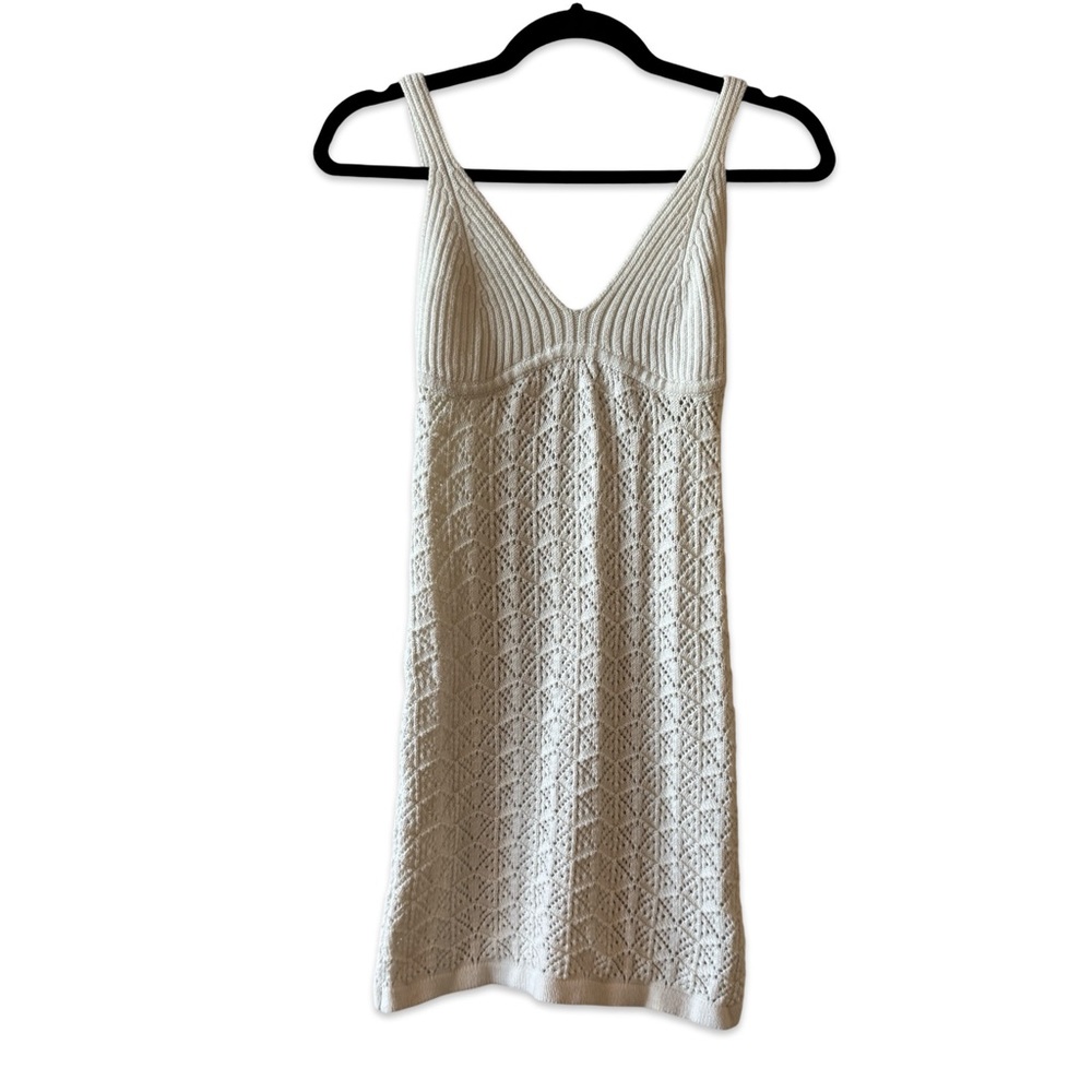 Jessica Simpson Crochet Dress / Swim Cover Up. Women’s Medium, Cream